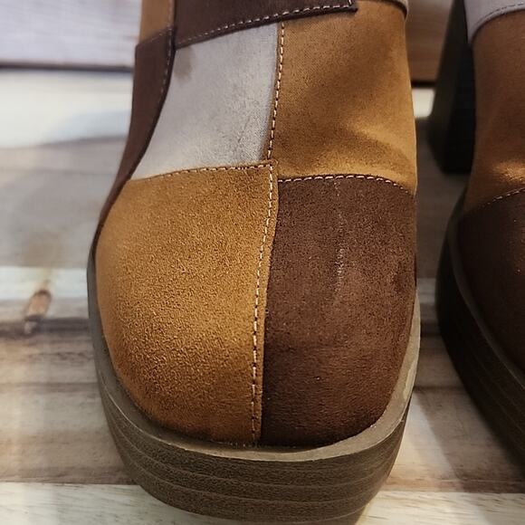 UNIVERSAL THREAD TESS FAUX LEATHER PLATFORM MULE CHUNKY HEELS SIZE 11 NWOB - Picture 4 of 16